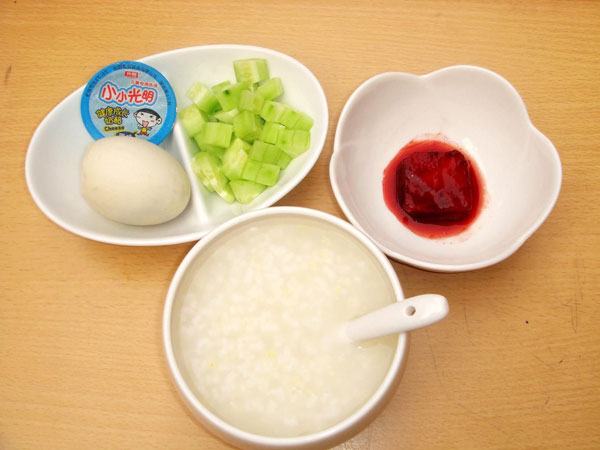 半块腐乳就白粥