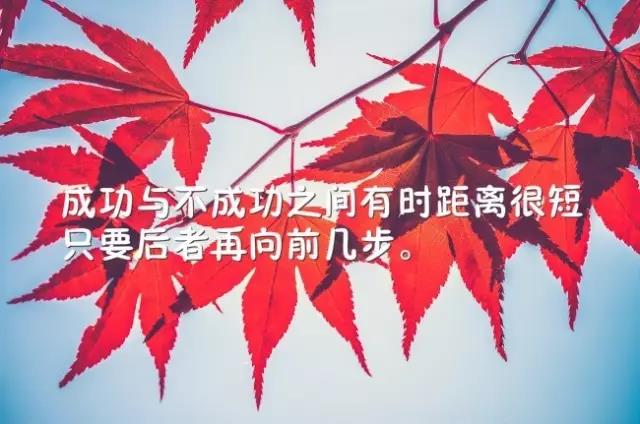 早安心语朋友圈触动人心经典励志人生短语