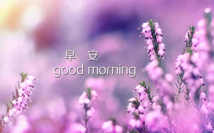 早上好图片正能量早安心语图片